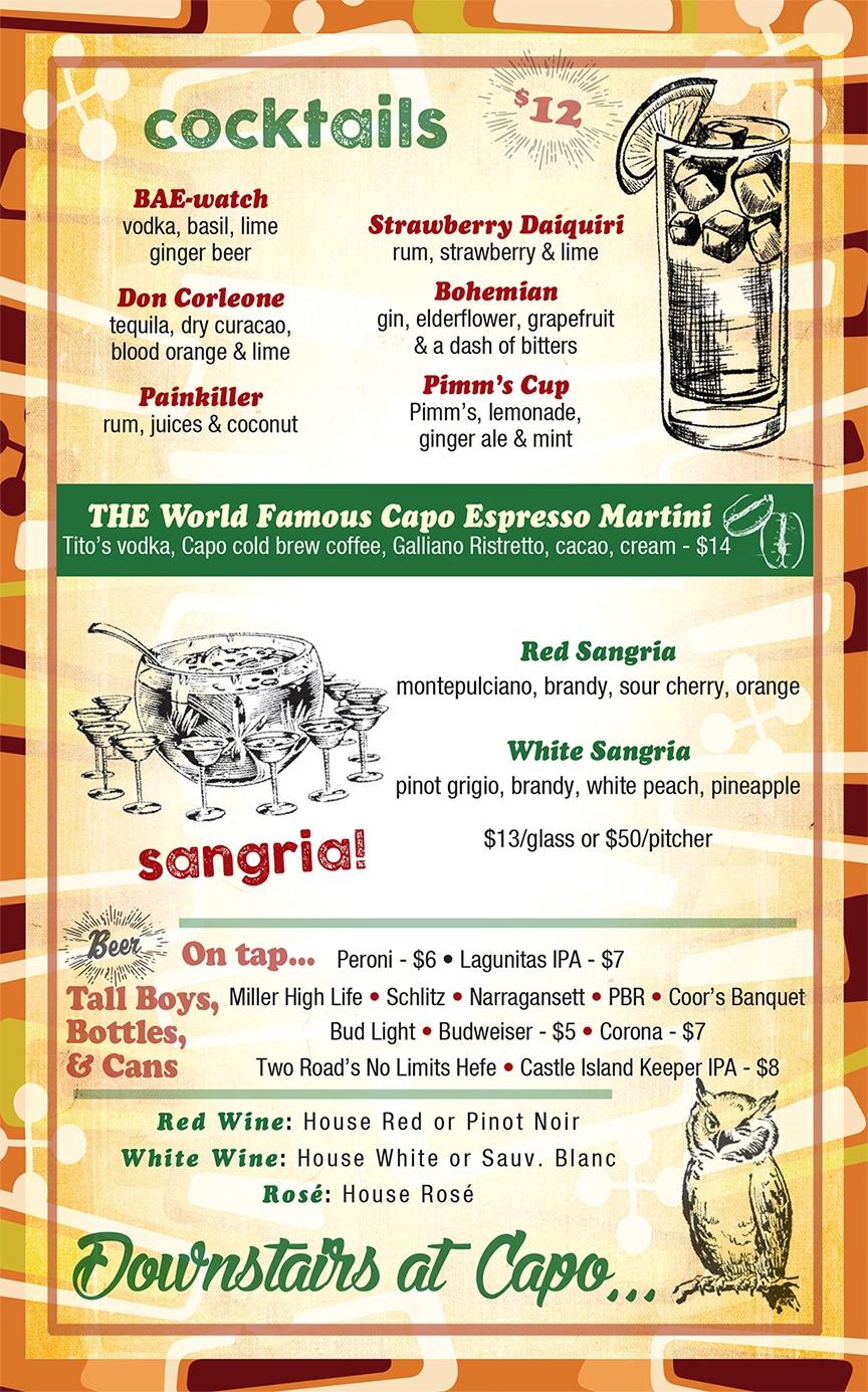 The Supper Club at Capo Assembly Design Studio